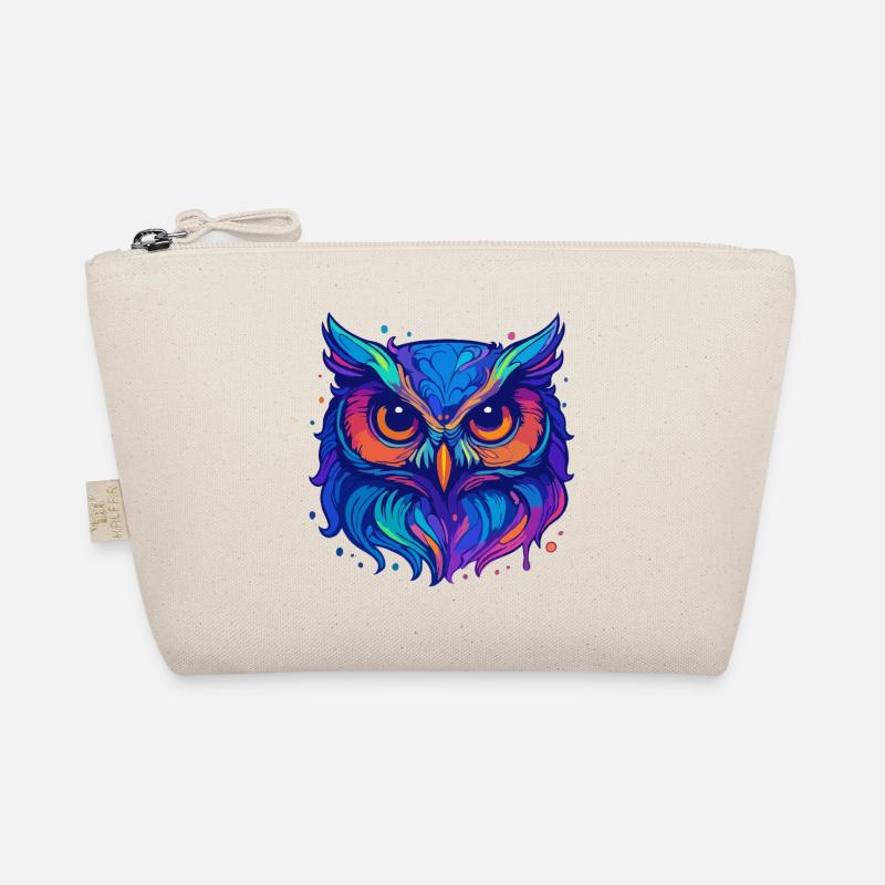 Neon Owl Organic Pouch