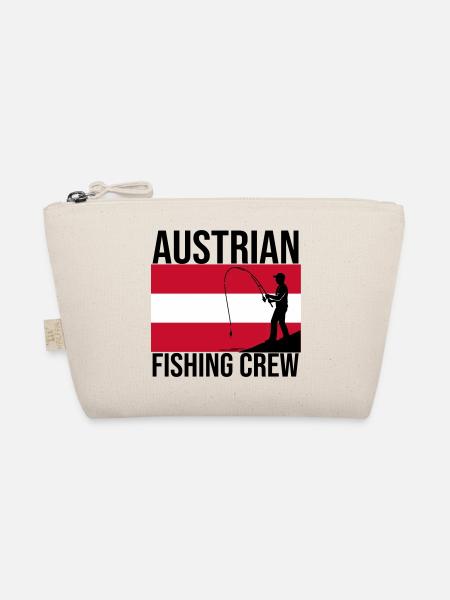 Austrian Fishing Crew Angler Shirt - Organic Pouch - nature - Front