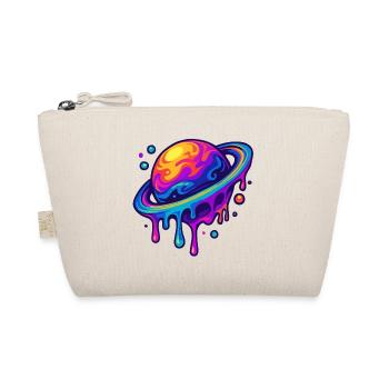 Neon Saturn - Organic Pouch - nature - Front