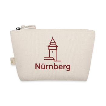 Nürnberg Turm Silhouette - Bio-Täschchen - Natur - Vorne