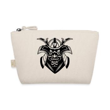 Shadow Menpō Mask Design - Organic Pouch - nature - Front