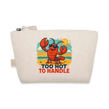 Lively Summer Lobster Illustration - Organic Pouch - nature - Front