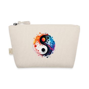 Yin-Yang Splash - Organic Pouch - nature - Front