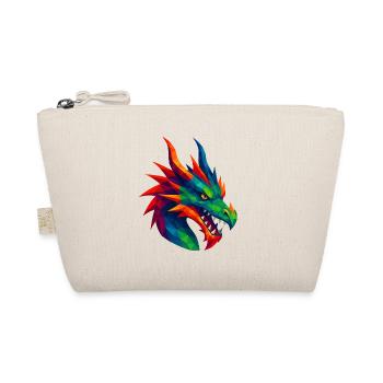 WPAP Style Animals - Dragon - Organic Pouch - nature - Front