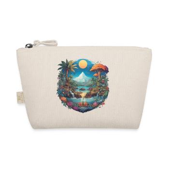 Mystical mountain and river landscape - Organic Pouch - nature - Front