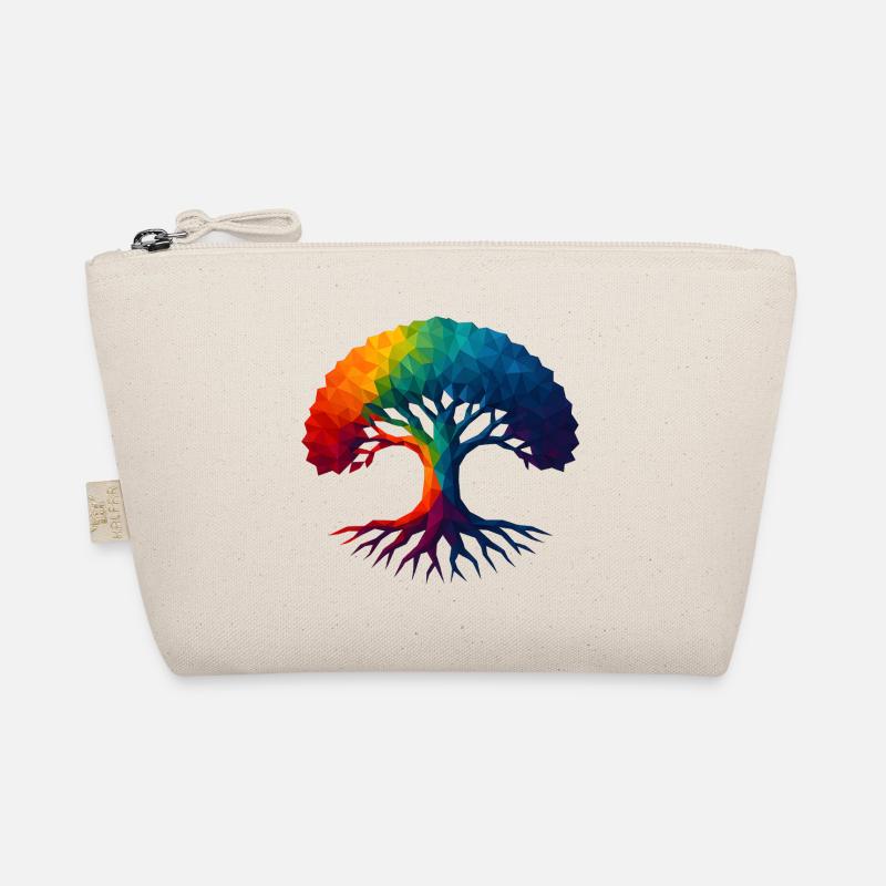 WPAP Style - Yggdrasil World Tree World Ash Organic Pouch