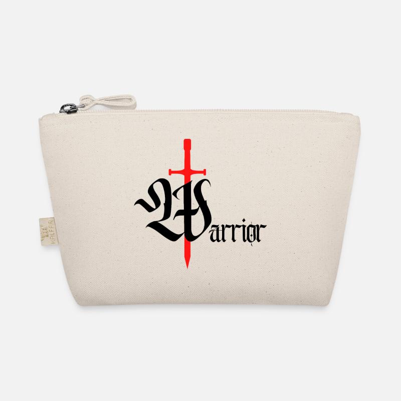 Design de guerrier gothique avec texte noir épée Trousse biologique