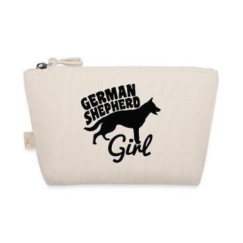 German Shepherd Girl - Organic Pouch - nature - Front