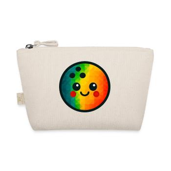 WPAP Polygon Kawaii Style Toy Cone Ball - Organic Pouch - nature - Front