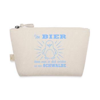 Bier Pinguin - Bio-Täschchen - Natur - Vorne