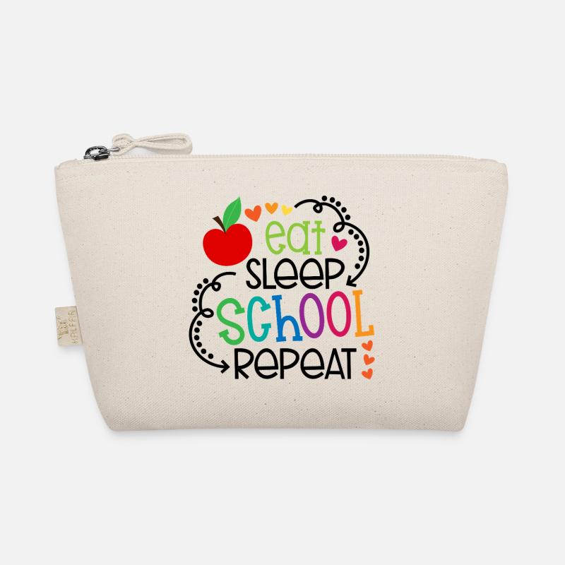 Eat, Sleep, School, Repeat – Design Organic Pouch