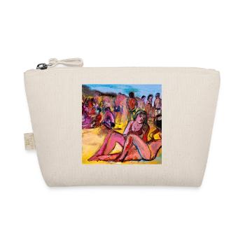 The Beach – Contemporary Beautiful Print by Artist - Bio-Täschchen - Natur - Vorne