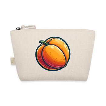 Colorful and Dynamic Illustrated Apricot - Organic Pouch - nature - Front