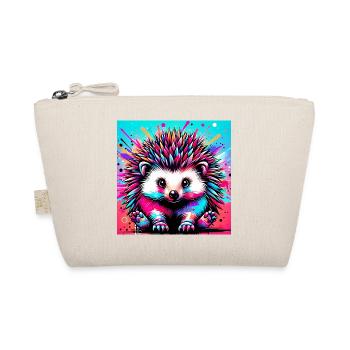 hedgehog - Organic Pouch - nature - Front