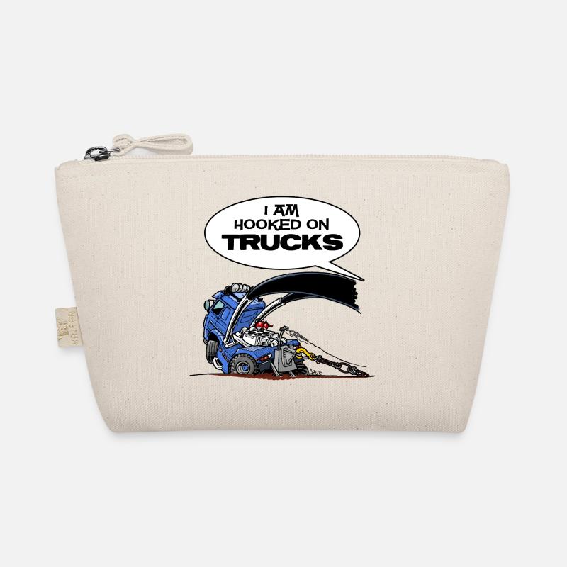 HookedOnTRUCKS-BLUE Organic Pouch