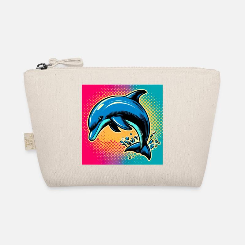Delfin - Bio-Täschchen - Natur