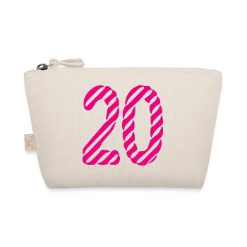 20. 20. JAHRESTAG. 20-JÄHRIGES JUBILÄUM. 20 JAHRE. - Bio-Täschchen - Natur - Vorne
