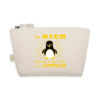 Bier Pinguin - Bio-Täschchen - Natur - Vorne