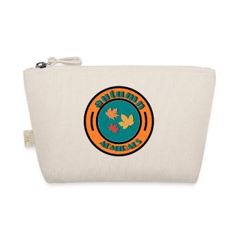 Autumn Leaves Emblems - Organic Pouch - nature - Front