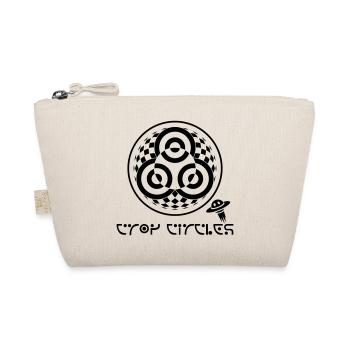 Psychedelic Trinity Crop Circle - Organic Pouch - nature - Front