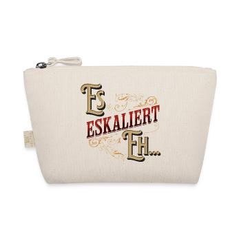 Vintage Es eskaliert eh - Bio-Täschchen - Natur - Vorne