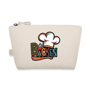 Baker chef hat illustration - Organic Pouch - nature - Front