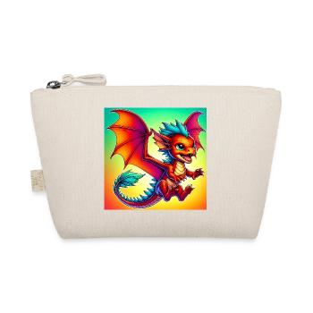 Drache - Bio-Täschchen - Natur - Vorne
