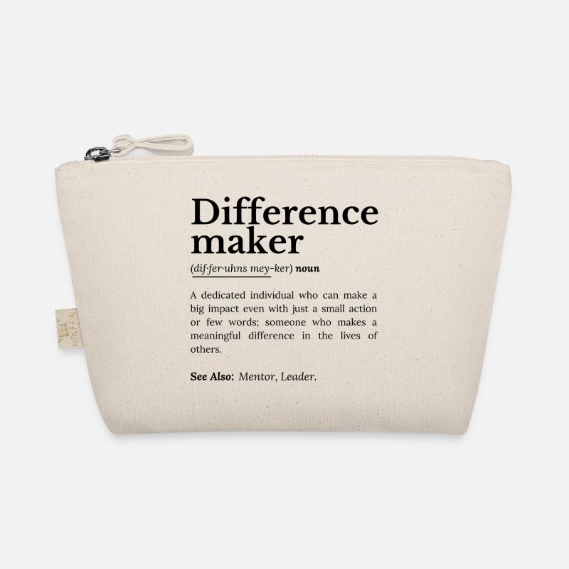 Difference Maker – Citation inspirante Trousse biologique