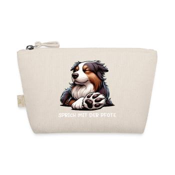 Talk to the paw Australian Shepherd Aussie - Organic Pouch - nature - Front