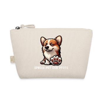 Talk to the Paw Corgi Corgi Welsh Corgi - Organic Pouch - nature - Front