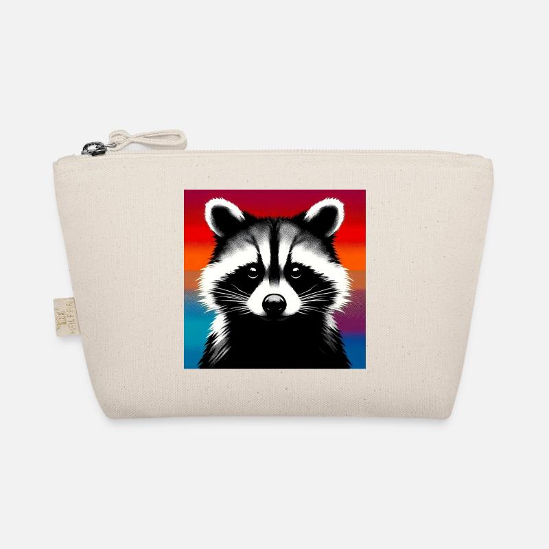 Waschbär - Bio-Täschchen - Natur