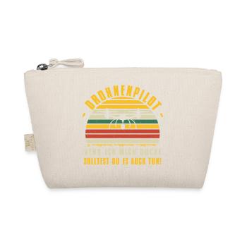 Drohnenpilot Zubehör Drohnen Pilot Drohne Geschenk - Bio-Täschchen - Natur - Vorne