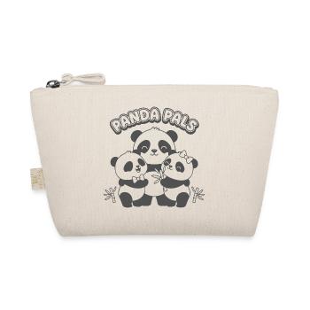 Panda Family Embrace Design - Trousse biologique - nature - Devant