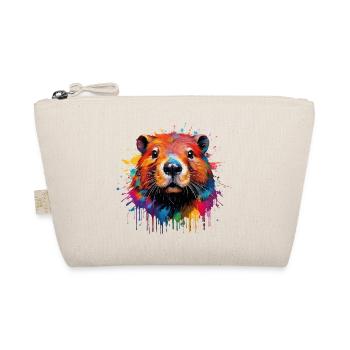 Conception d’aquarelle de castor coloré - Trousse biologique - nature - Devant