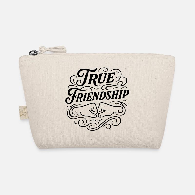 Freundschaft Spruch Freunde Bio-Täschchen