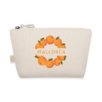 Mallorca Orange Circle - Organic Pouch - nature - Front
