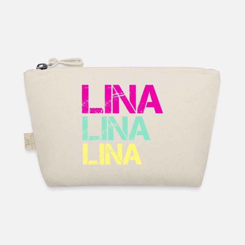 LINA Neon Triptych Bio-Täschchen