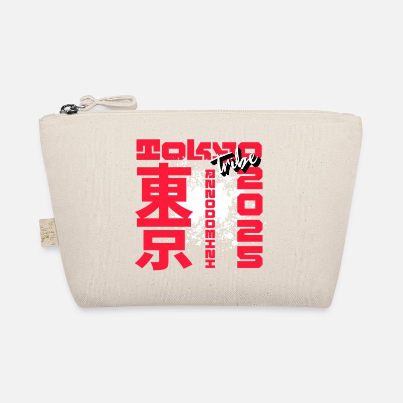 Red Kanji Graffiti Organic Pouch