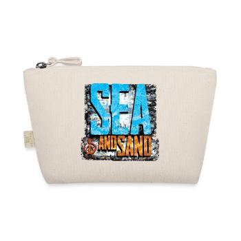 Sea and Sand Retro Peace Beach - Organic Pouch - nature - Front