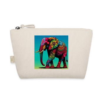 Elefant - Bio-Täschchen - Natur - Vorne