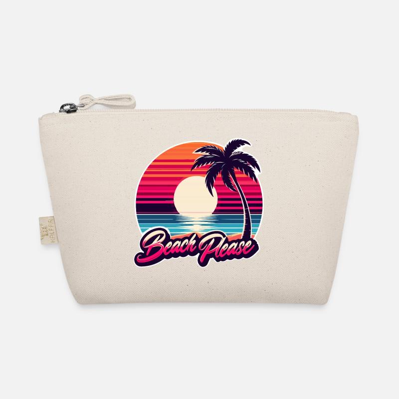 Beach Sunset Beach Please Organic Pouch