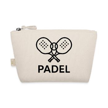 Padel Tennis Logo - Bio-Täschchen - Natur - Vorne
