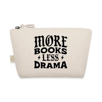Mehr Bücher Weniger Drama - Bio-Täschchen - Natur - Vorne