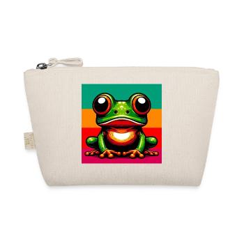 Frosch - Bio-Täschchen - Natur - Vorne