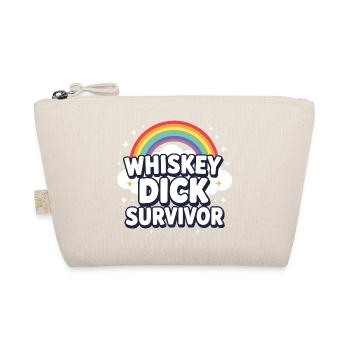 Whiskey Dick Survivor Schmutziger Humor Frech Drec - Bio-Täschchen - Natur - Vorne