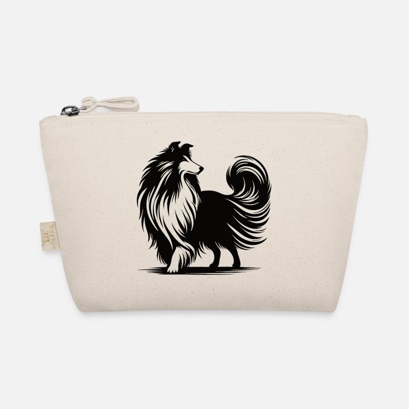 Conception de silhouette de colley cool Trousse biologique