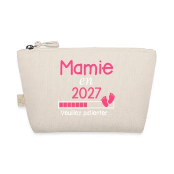 Mamie en 2027 Cadeau Future Grand-mère - Trousse biologique - nature - Devant