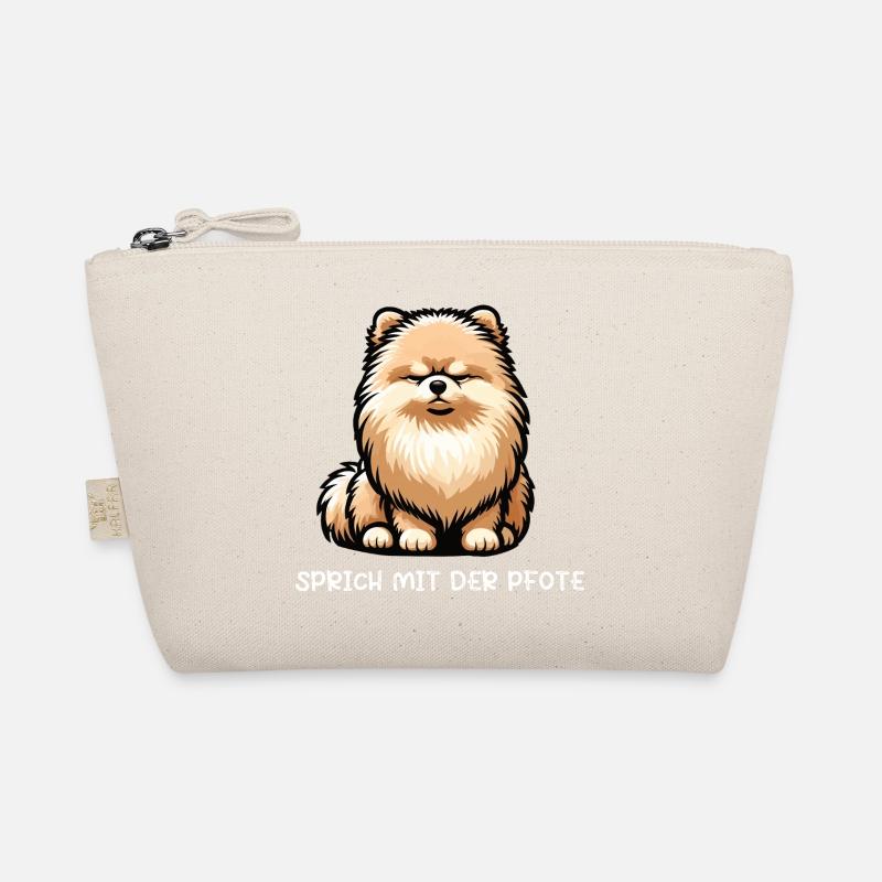 Sprich mit der Pfote Zwergspitz Zwergspitze Spitz Bio-Täschchen