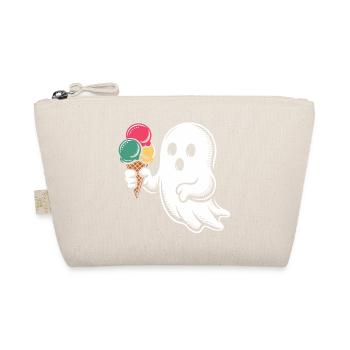Geist mit Eiscreme Popart - Organic Pouch - nature - Front