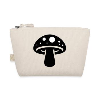 Pilz Symbol - Bio-Täschchen - Natur - Vorne